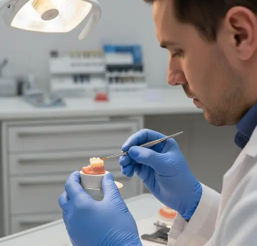 Dental restoration detail